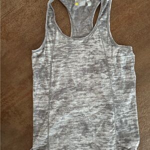 Zella Gray Sleeveless Racerback Tank Top